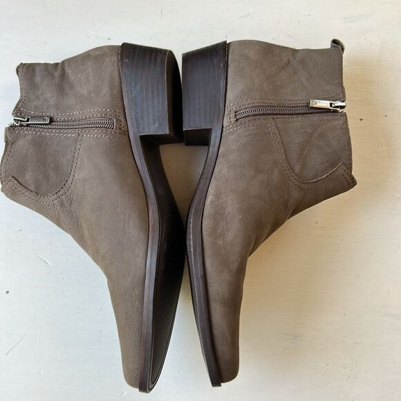 Lucky Brand Brown Brown Leather Suede Finish Boots Women’s 11 M New No Box - Picture 9 of 13
